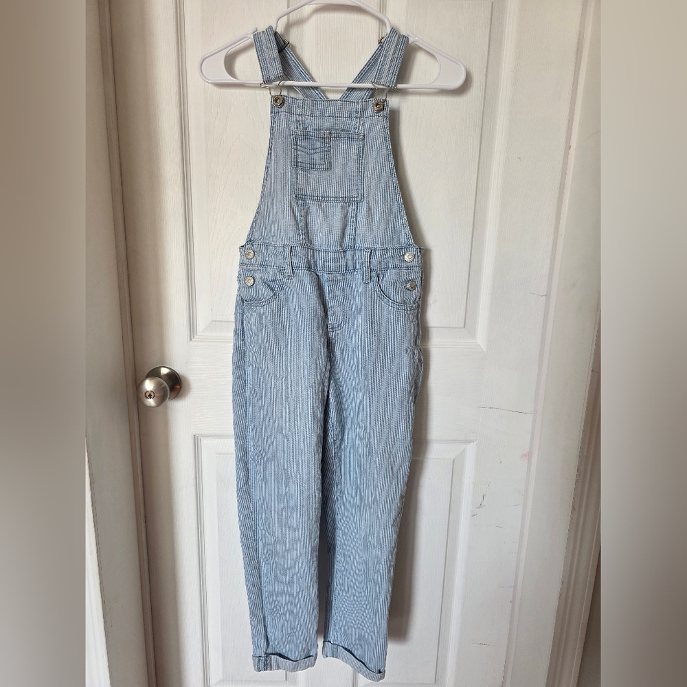 Jordache Striped Overalls
